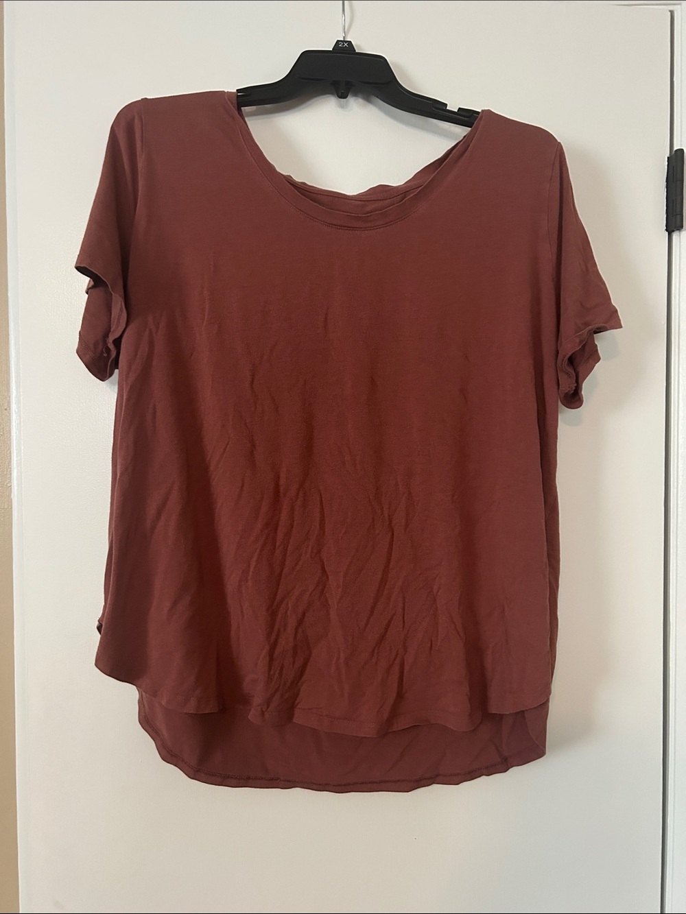 Women's Short Sleeve Top - Rust